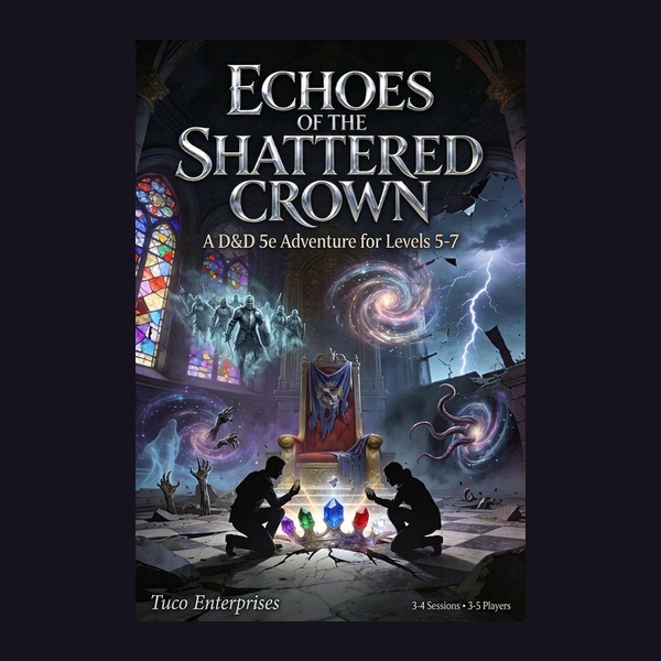 Echoes of the Shattered Crown — D&D 5e Adventure for Levels 5–7
